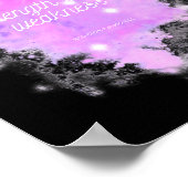 Stärke Over Weakness Galaxy - RSD CRPS Bewusstsein Poster (Ecke)