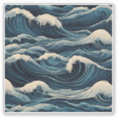 Starke Ozeankleber Aufkleber (Vorderseite)