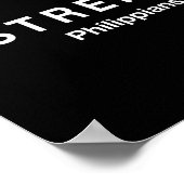 Stärke Philippinen 4:13 Poster (Ecke)