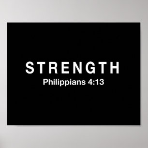Stärke Philippinen 4:13 Poster