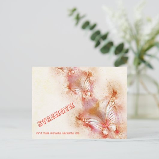 Stärke Postkarte (Stehend Vorderseite)