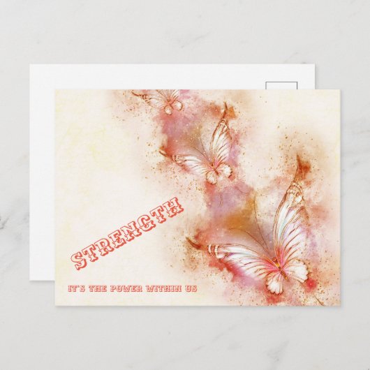 Stärke Postkarte (Vorne/Hinten)