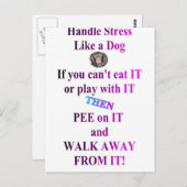 STÄRKE POSTKARTE (Vorne/Hinten)