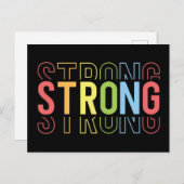 Stärke Postkarte (Vorne/Hinten)