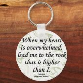 Stärke Psalm 61-2 Schlüsselanhänger (Vorderseite)