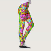 starke psychedelische Pilze Leggings (Rechts)