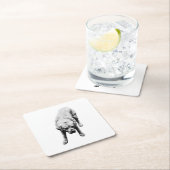 Stärke Rechteckiger Pappuntersetzer (Vor Ort)