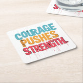 Stärke Rechteckiger Pappuntersetzer (angewinkelt)