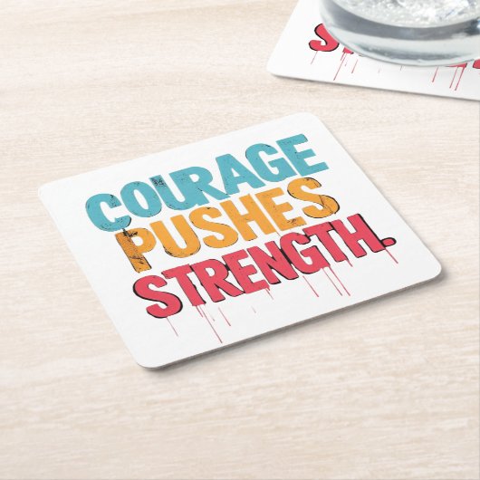 Stärke Rechteckiger Pappuntersetzer (angewinkelt)