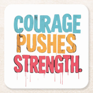 Stärke Rechteckiger Pappuntersetzer