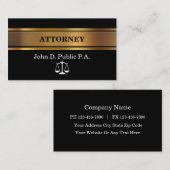 Starke Rechtsanwalts-ExtraVisitenkarten Visitenkarte (Vorne/Hinten)