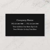 Starke Rechtsanwalts-ExtraVisitenkarten Visitenkarte (Rückseite)