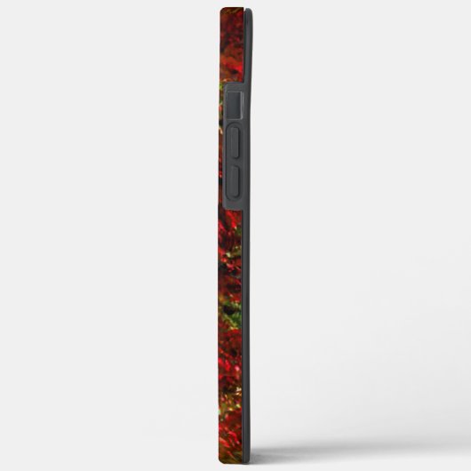 Starke rote Haut über grobgrau Case-Mate iPhone Hülle (Rückseite / Links)