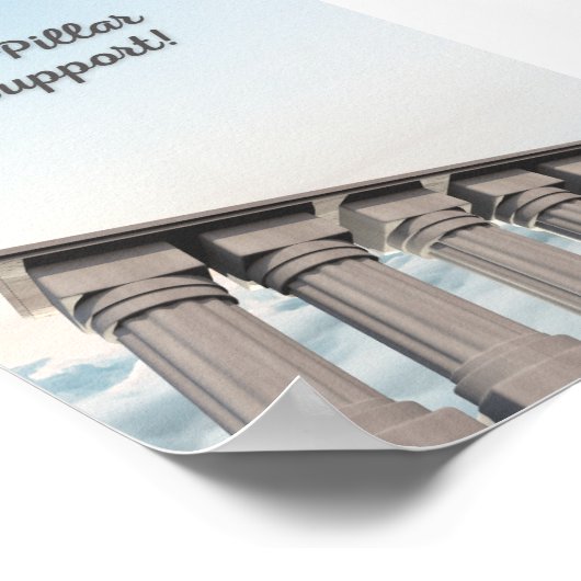 Starke Säule Poster (Ecke)