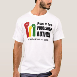 STARKE SCHWARZE AUTHOR Fragte mir über mein Buch T-Shirt