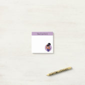 Starke schwarze Frau Post-it-Notizen Post-it Klebezettel (Auf Schreibtisch)