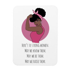 Starke Schwarze Frauen Foto-Magnet Magnet
