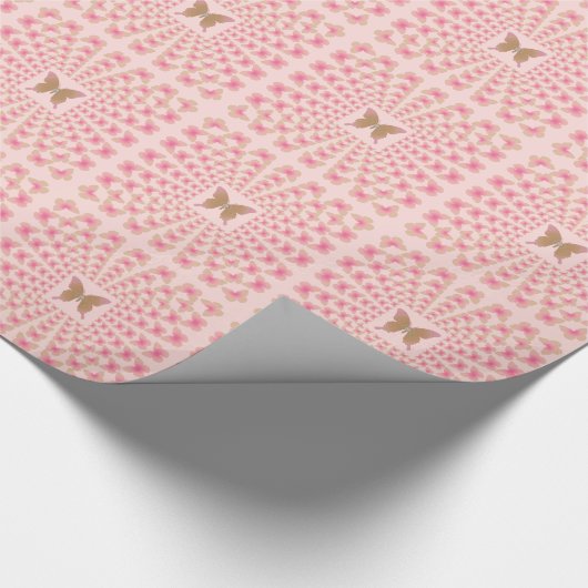 Starke Sechzigerjahre Geschenkpapier (Ecke)