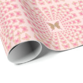 Starke Sechzigerjahre Geschenkpapier (Rolleneckpunkt)