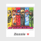 Starke, sei tapfer, sei wunderbar aufkleber (Blatt)