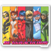 Starke, sei tapfer, sei wunderbar aufkleber (Vorderseite)