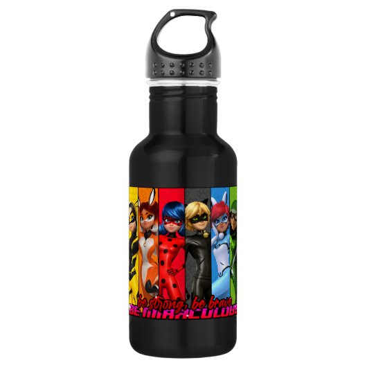 Starke, sei tapfer, sei wunderbar edelstahlflasche (Vorderseite)