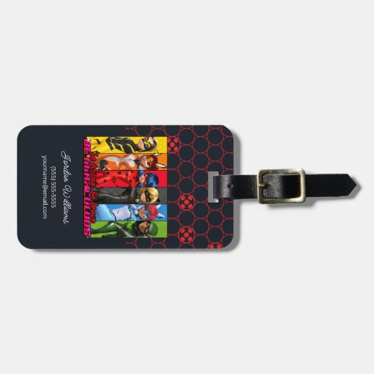 Starke, sei tapfer, sei wunderbar gepäckanhänger (Vorderseite horizontal)