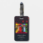 Starke, sei tapfer, sei wunderbar gepäckanhänger (Rückseite vertikal)