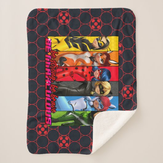 Starke, sei tapfer, sei wunderbar sherpadecke (Vorderseite)