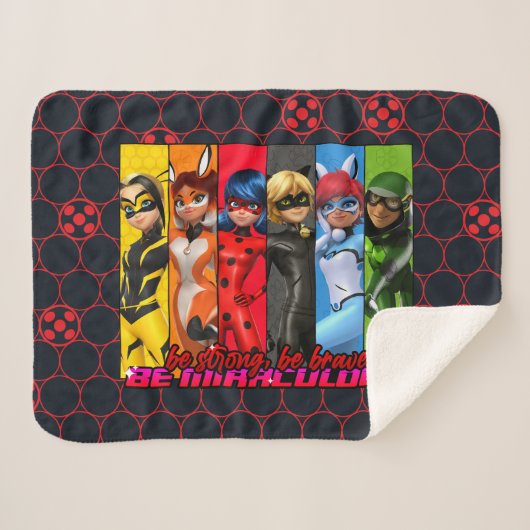 Starke, sei tapfer, sei wunderbar sherpadecke (Vorderseite (Horizontal))