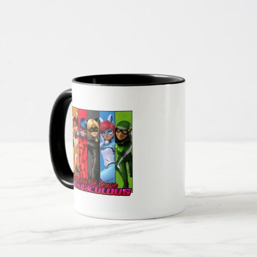 Starke, sei tapfer, sei wunderbar tasse (Vorderseite Links)