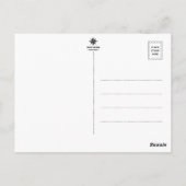Stärke senden Berg und See Postkarte (Rückseite)