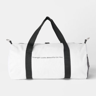 Stärke sieht auf dir schön aus Turnbeutel | Duffle Bag