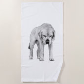 Starke Silhouette Strandtuch (Vorderseite)