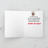Starke Smart Kind Son Birthday Kardinal Card Karte (Innenseite)