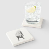 Stärke Steinuntersetzer (Seitenansicht)