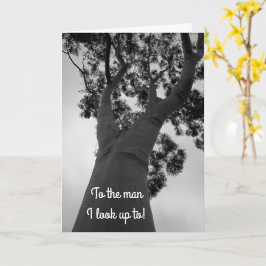 Starke Suche bis zum Vatertag Karte (Gelbe Blume)