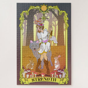 Stärke Tarot-Puzzle Puzzle