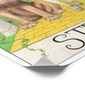 Stärke-Tarotkarte Poster (Ecke)