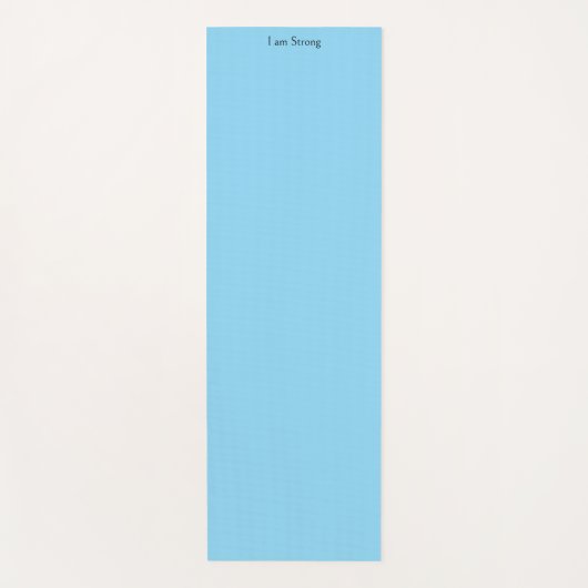 Stärke Training Sky Blue Yogamatte (Vorderseite)