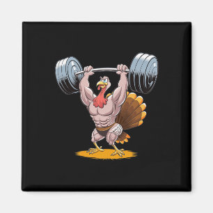Starke Türkei Bodybuilding Erntedank Weightlift Magnet