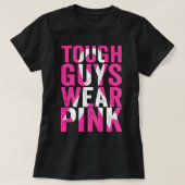 Starke Typ tragen Pink T-Shirt (Design vorne)