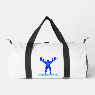 Stärke Über Ego - Bodybuilding und Kraftdreikampf Duffle Bag