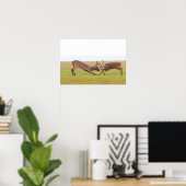 Stärke und Anmut: Der Antler Tango Poster (Heimbüro)