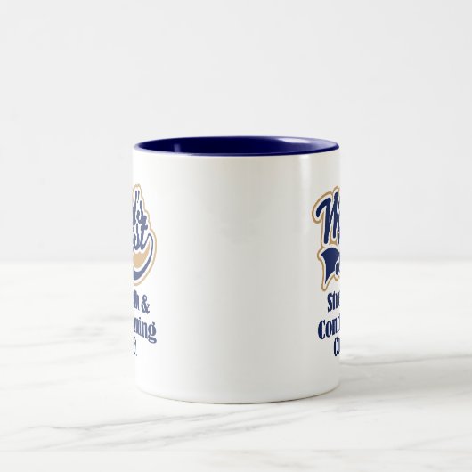 Stärke und bedingentrainer-Geschenk Zweifarbige Tasse (Mittel)