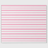 Starke und dünne rosa und weiße Streifen Geschenkpapier (Flach)