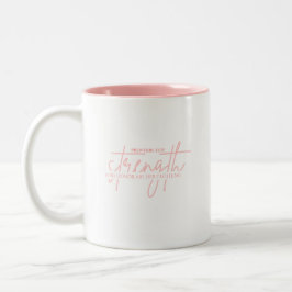 Stärke und Ehre der Frauen Christlich Zweifarbige Tasse