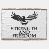 Stärke und Freiheit Decke (Vorderseite)