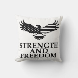 Stärke und Freiheit Kissen