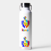 Stärke und Geist auf der Go-Flasche Trinkflasche (Vorne)